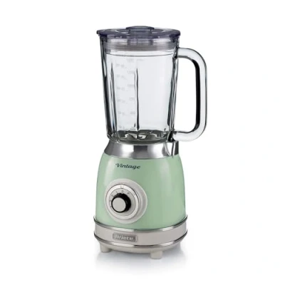 Afbeelding van Ariete 0583/04 Vintage Blender 1100 Watt glazen kan 1,5 liter inhoud Ice crush Groen