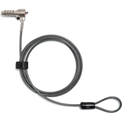 Afbeelding van HP Essentieel, Nano Combinatie, Kabelslot, Beveiliging van notebooks, Zwart