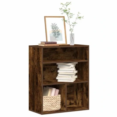 Afbeelding van vidaXL Boekenkast 60x30x71,5 cm bewerkt hout gerookt eikenkleurig