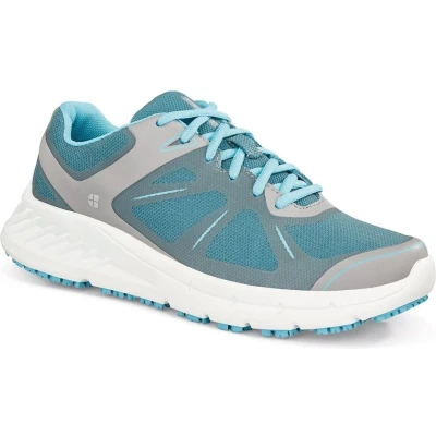 Afbeelding van Shoes For Crews 24759 Vitality II dames antislip sportschoenen, Turkoois/Grijs