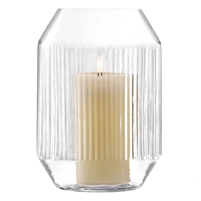 Afbeelding van L.S.A. Rotunda Kandelaar met Kaars 26 cm Transparent / Glass