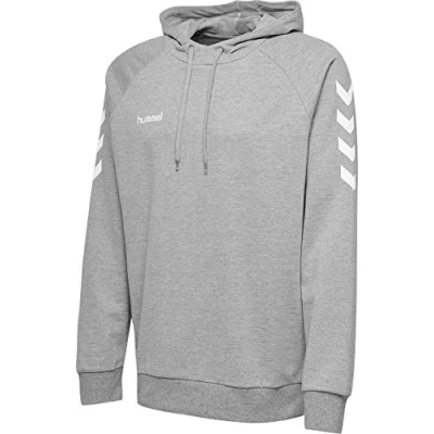 Afbeelding van Hummel Hmlgo Hoodie, Heren, Maat: Small, Grey melange