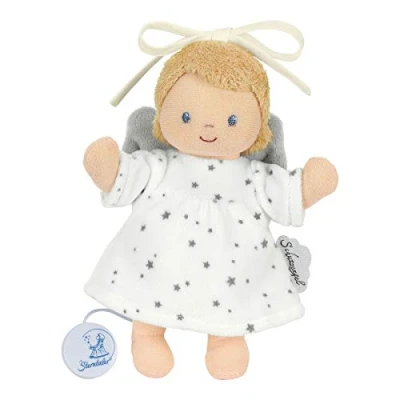 Afbeelding van Sterntaler 6002197 muziekdoos, kleine beschermengel, maat S, ecru