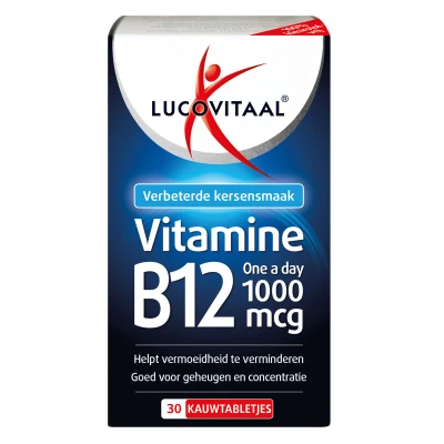 Afbeelding van Lucovitaal Vitamine B12 1000mcg Kauwtabletten