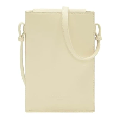 Afbeelding van LIEBESKIND BERLIN Leren Schoudertas Telefoontasje Hilla Mobile Pouch Lemonade Lichtgeel