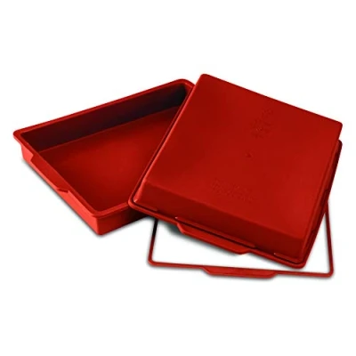 Afbeelding van Silikomart Siliconen mal 280x220H 40MM SFT300 rechthoekig rood