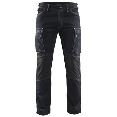 Image de Pantalon services denim stretch marine/noir