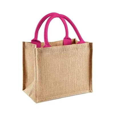 Afbeelding van Jute Mini Gift Bag (Grijs)