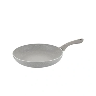 Afbeelding van FLORINA pan met antiaanbaklaag I diameter 24 cm Sandy Organic braadpannen aluminium fornuizen van alle soorten inductie, gas, elektrische plaat kleur: grijs
