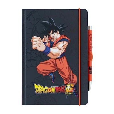 Afbeelding van Grupo Erik Dragon Ball notitieboek met pen gestippeld DIN A5 notebook, intiem dagboek, schoolbenodigdheden