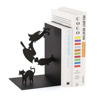 Afbeelding van Balvi boekensteun Magic Zwart / 17 x 11 10 cm Metaal