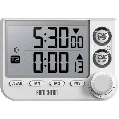 Afbeelding van Eurochron EDT 8002 Timer Wit Digitaal