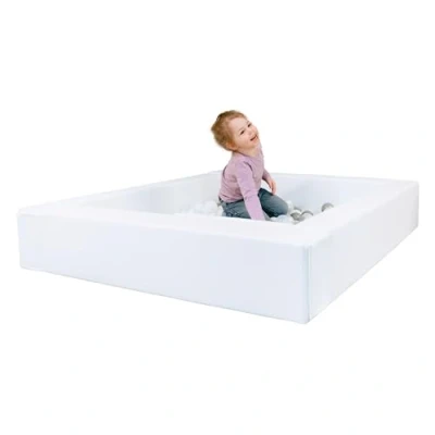 Afbeelding van Iglu foam blokken ballenbad wit