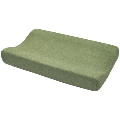 Afbeelding van Meyco Baby Uni aankleedkussenhoes badstof olive green 50x70cm