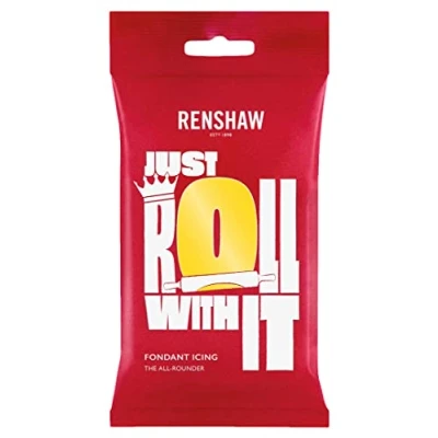 Image de Renshaw Glaçage jaune prêt à rouler 250 g