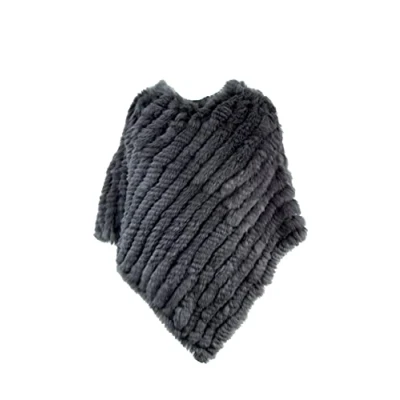 Afbeelding van Oakwood 56034 Poncho voor dames, Grijs (Donkergrijs)