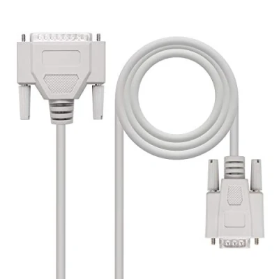 Afbeelding van NanoCable 10.14.0802 Kabel serie RS232 Null Modem, DB9/DB25, vrouwelijk stekker, 1,8 m