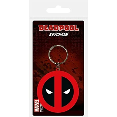 Afbeelding van Sleutelhanger Deadpool rubber metalen ring