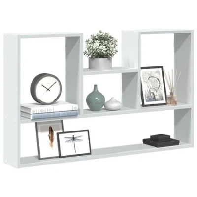 Image de vidaXL Étagère murale blanc 99x15x60 cm bois d&#039;ingénierie853236