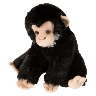 Afbeelding van Republic 10834 Wild Knuffel Baby Chimpansee Cuddlekins Mini, speelgoed, 20 cm, 10834, zwart