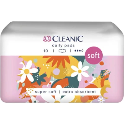 Afbeelding van Cleanic Maandverband Met Vleugels Daily Pads 12 x 10 Stuks Voordeelverpakking