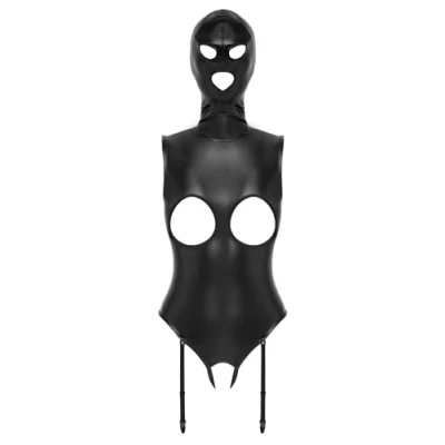 Afbeelding van Bad Kitty Open Fetish Body met Masker Maat 2XL