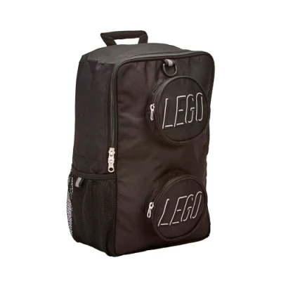 Afbeelding van Lego Brique Uniseks kinderrugzak (1 stuk), zwart., Brick rugzak zwart