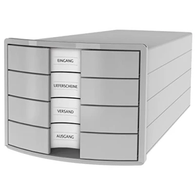 Afbeelding van HAN IMPULS 2.0 1012 11 Ladebox Lichtgrijs DIN A4, C4 Aantal lades: 4