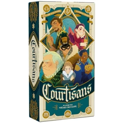 Afbeelding van COURTISANS Jeu de Cartes et Bluff 8 Ans Plus idéal Entre Amis en Famille société Tactique Intrigue Catch Up Games Blackrock