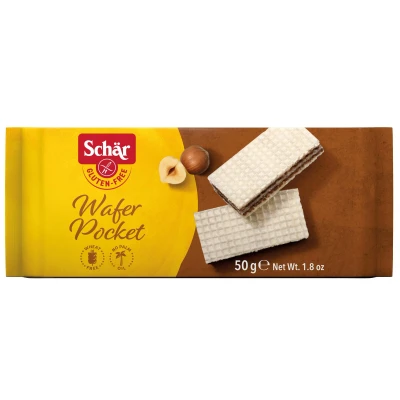 Afbeelding van Schar Wafels Hazelnoot Glutenvrij 125GR