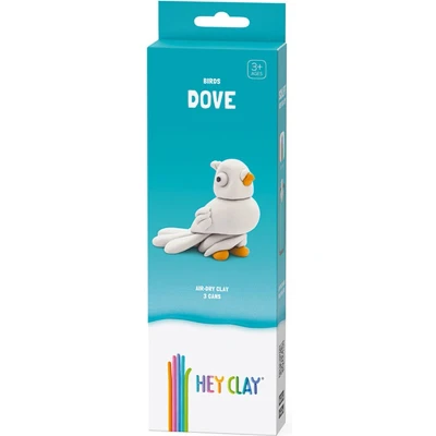 Afbeelding van Hey Clay boetseerklei vogel: duif