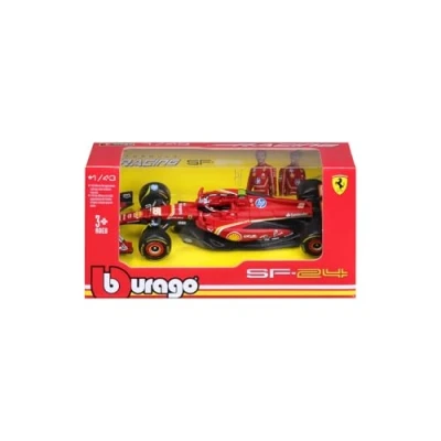 Afbeelding van Bburago Ferrari SF 24 met helm SFR 1:43 (2024)