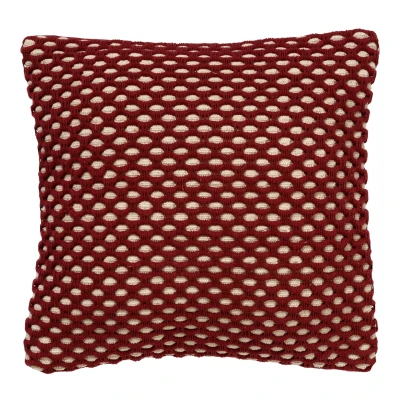 Afbeelding van Dutch Decor DENLEY Sierkussen van katoen Merlot 45x45 cm rood