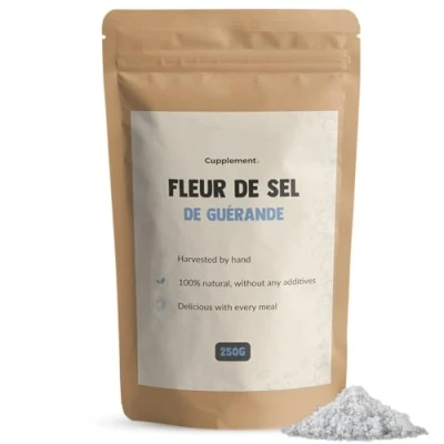 Image de Cupplement Fleur de Sel Guérande Mer Celtique 250G Qualité Supérieure fin