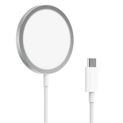 Afbeelding van Magnetische draadloze oplader voor iPhone 16/16 Plus/16 Pro/16 Pro Max/15/15 Plus/15 Pro/15 Max, 15 W USB C MagSafe, snellaadkabel, 1 m, 16/15/14/13/12 Serie en AirPods 3/2/Pro