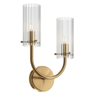 Afbeelding van Maytoni Arco wandlamp, links hoger, 2 lamps