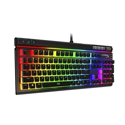 Afbeelding van HyperX Alloy Elite 2 mechanisch gamingtoetsenbord, softwaregestuurde lichteffecten en macro aanpassing, ABS Pudding toetsen, multimedia bediening, lineaire schakelaar (US lay out)
