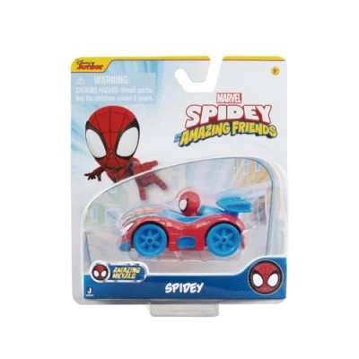 Afbeelding van Spidey and his Amazing Friends Metal Racewagen schaal 1:64 (Spidey)