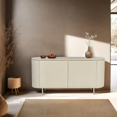 Afbeelding van Livingfurn Dressoir Patou Ivoor 170cm