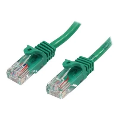 Image de StarTech.com Câble réseau Cat5e UTP sans crochet cordon Ethernet RJ45 anti accroc M/M de raccordement 3 m vert