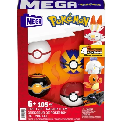 Afbeelding van MEGA Pokémon Vuuraanval Trainerteam