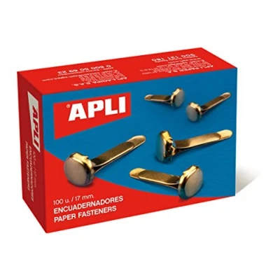 Image de Attache parisienne ronde 17 mm doré apli agipa