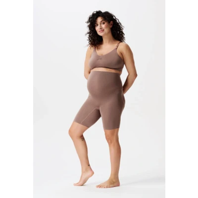Afbeelding van Zwangerschaps Naadloze shorts Niru Sensil Breeze Deep Taupe XS/S
