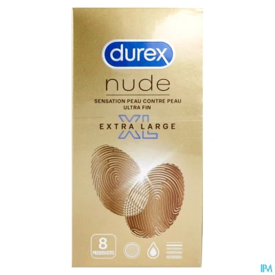Image de Durex Nude Xl Preservatifs 10 Pieces