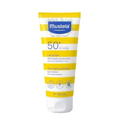 Image de Mustela Lait Solaire Tres Haute Protection SPF50+ 100ml