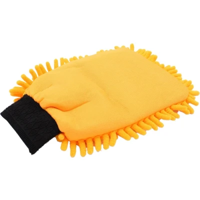 Afbeelding van Washandschoen Microvezel &#039;&#039;Rasta&#039;&#039; Oranje