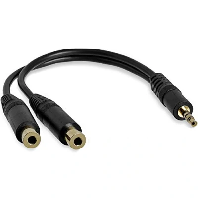 Afbeelding van StarTech.com Stereo splitterkabel 15 cm 3,5 mm mannelijk naar 2 x vrouwelijk (MUY1MFF)