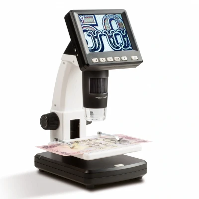 Afbeelding van Leuchtturm Leuchtturm, Microscoop digitaal DM3 3.5&#039;&#039; Vergroting: tot 500x afm: 105x150x230 mm. per st.