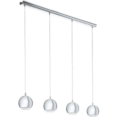 Afbeelding van EGLO Conessa Hanglamp 4 Lichts Chroom Helder