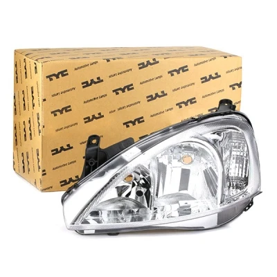 Afbeelding van TYC 20 6066 25 2 Koplampen Links H7/H7 voor rechtsrijdend verkeer Zonder elektro motor OPEL: Corsa C Hatchback, Combo Tour